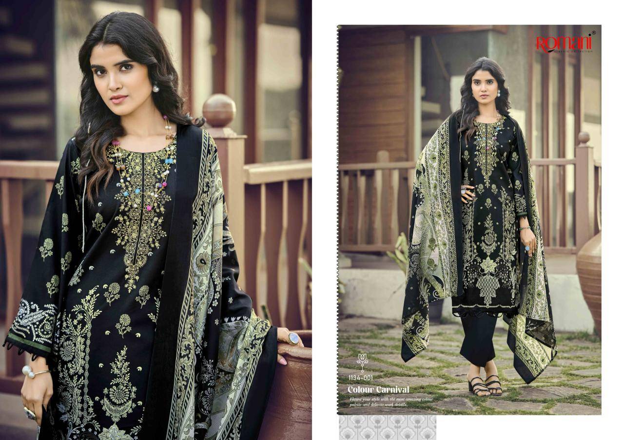 Romani needle wonder vol 8 Dress material suppliers in Kolkata